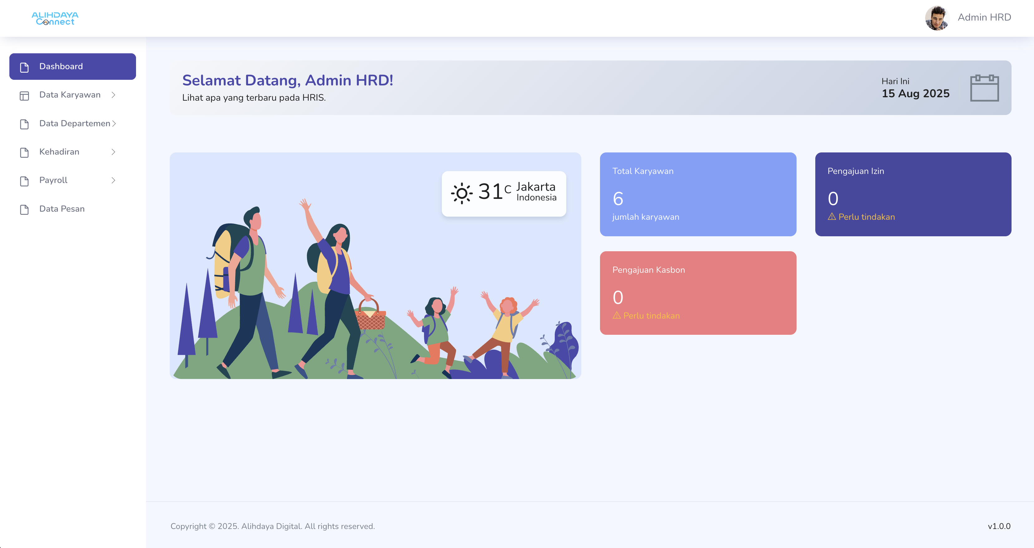 Admin Panel Mockup